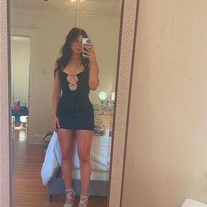 Oh Polly Black Dress